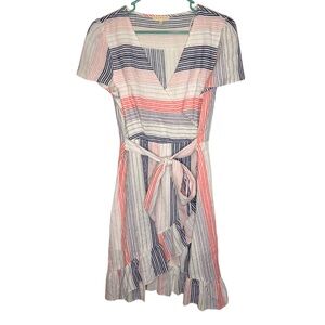 Promesa Multicolor Short Sleeve Knee Length Dress